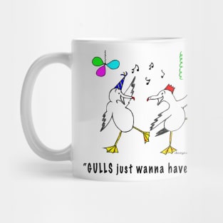 Gulls just wanna have fun Mug